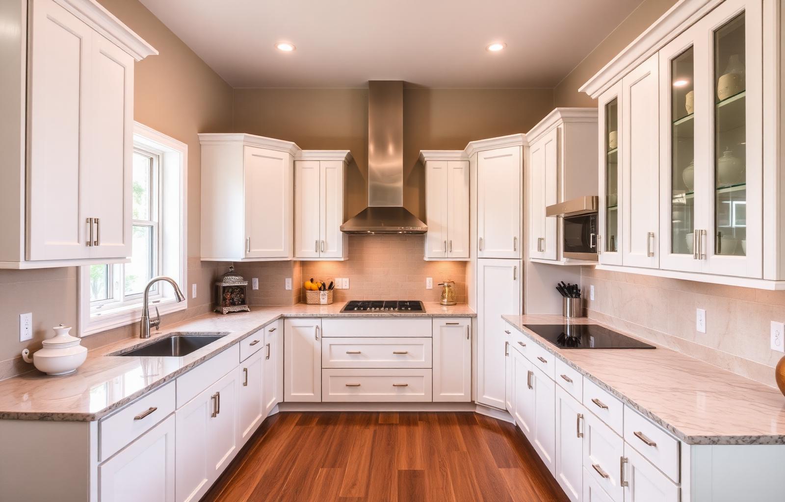 Remodeled kitchen interior